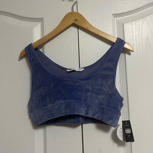 NWT Blue Velvet Sports Bra